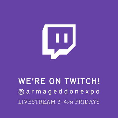 We&#039;re on Twitch!