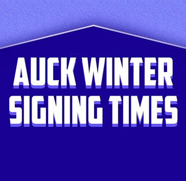 Auckland Winter Signing Sessions